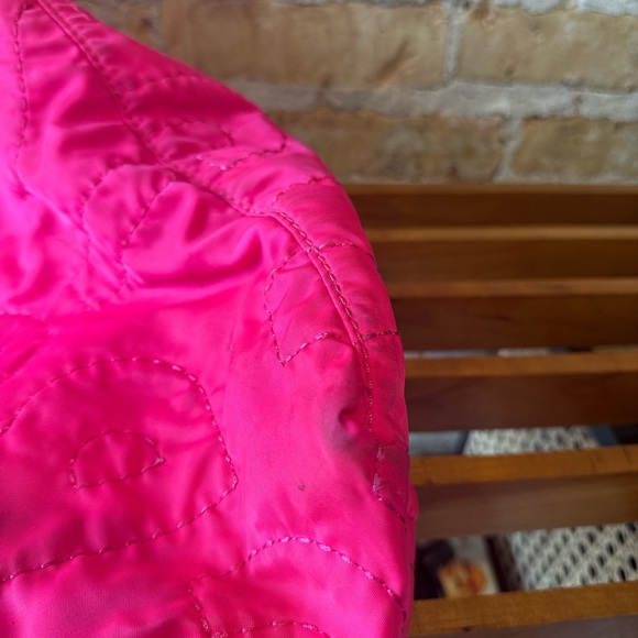 Vintage Y2K Marc by Marc Jacobs quilted nylon tote bag in Hot Pink Large - Picture 4 of 8
